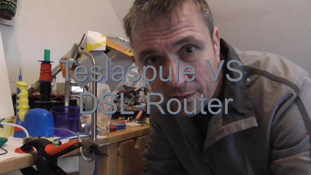 Teslaspule und DSL Router - Störung?