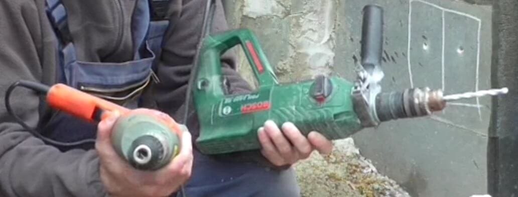 Bohrhammer vs. Schlagbohrmaschine